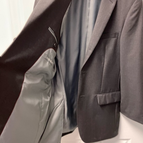 ⭐️⭐️SALE⭐️⭐️Mens Suit Blazer size 42L. Charcoal - Picture 6 of 6